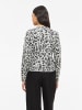 Vila Strickjacke in Light Grey Melange