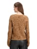 CARTOON Strick-Cardigan mit Rundhalsausschnitt in Camel/Braun