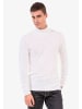 Cipo & Baxx Rollkragenpullover in WHITE