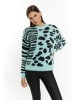myMo Damen Strick Pullover in Lagune Minze