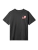 F4NT4STIC T-Shirt Smiley Originals Rave Streetwear Orange in off black