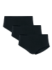 adidas Slip 3er Pack in Schwarz