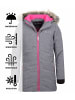 Trollkids Winterjacke "Lifjell" in Grau / Magenta