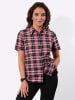 WITT WEIDEN Karobluse in flamingo-marine-kariert