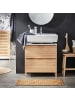Butlers Waschbeckenunterschrank WHITE SANDS in Braun-Weiß
