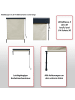MCW Vertikalmarkise F42, 250x100cm, creme-beige