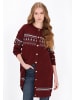 DreiMaster Women Cardigan in burgundy