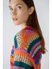 Oui Pullover 100% Baumwolle in pink orange