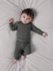 name it Woll-Leggings NBNWAX WOOL RIB LEGGING in mulled basil
