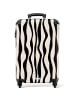 NoBoringSuitCases Suitcase, Handgepäck, Koffer, Reisekoffer Zebra weiß schwarz