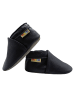 Yalion Baby Krabbelschuhe aus Leder mit rutschfester Sohle – Marineblau