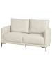 Beliani 2-Sitzer Sofa CILENS in Beige/Silber - (W) 152 x (H) 93 x (L) 83 cm