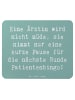 Mr. & Mrs. Panda Maus-Pad Spruch Ärztin Pause mit Spruch in Meeresbrise