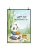 Mr. & Mrs. Panda Poster Panda beflügelt Pommes Design mit Spruch in Weiß