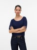 Vero Moda Strickpullover in Navy Blazer