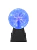 SATISFIRE Plasmakugel Effektlicht in blau - 15cm