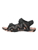 DOCKERS Sandalen in Schwarz/Rosa