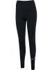 Hummel Leggings "Hmlcourt" in Schwarz