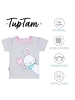 TupTam Baby Mädchen Kurzarm T-Shirt 5er Set in rosa/weiß