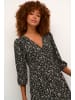 Kaffe Jerseykleid KAtrine Regular fit in Dark Flower Print