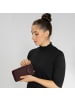 Lazarotti Bologna Leather Zip-Around Geldbörse Handytasche Leder 19 cm in burgundy
