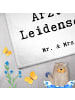 Mr. & Mrs. Panda Gäste Handtuch Arzt Leidenschaft mit Spruch in Weiß