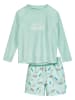 Playshoes UV-Schutz Bade-Set Surf-Bus Shorts 1/1 Arm in mint
