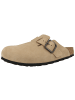 Birkenstock Clogs Boston Wire Buckle Nubukleder normal in beige