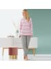 REDBEST Single-Jersey Schlafanzug in rosé/grau