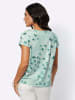 creation L Rundhalsshirt in kalkmint-salbei-bedruckt
