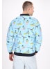 MO Men Jacket in light blue multicolor