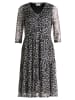 Vera Mont Stufenkleid mit Stufen in Grau/Schwarz