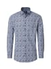 Redmond Langarm-Hemd in blau