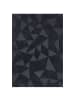 KADIMA DESIGN Luxus-Wollteppich mit geometrischem Muster, designstark in Anthrazit