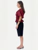TeeShoppen Top Valentina in Burgundy
