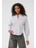 Kaffe Langarm - Hemd KAosita Loose fit in White/Black oxford stripe