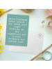 Mr. & Mrs. Panda Postkarte Spruch Geduldige Psychologin mit Spruch in Meeresbrise