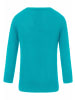 PETER HAHN Pullover cotton in aqua