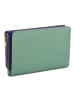 MYWALIT Medium Tri-fold Geldbörse I Leder 14 cm in orchid