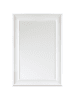 Beliani Wandspiegel LUNEL in Weiß - (W) 60 x (H) 90 x (L) 3 cm