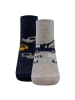 ewers 2er-Set Socken 2er Pack Baustellenfahrzeuge in hellsilber mel.-navy