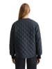 Marc O'Polo Kragenlose Steppjacke relaxed in Deep Night Blue