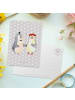 Mr. & Mrs. Panda Postkarte Pinguin Heirat ohne Spruch in Grau Pastell