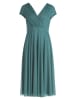 Vera Mont Cocktailkleid im Glitzer-Look in Green/Grey