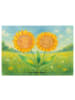 Mr. & Mrs. Panda Puzzle Blume Sonnenblume Design ohne Spruch in Weiß