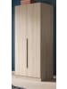 Inn.Furn Kleiderschrank Eiche Sonoma 2-türig 80 x 181 cm, Drehtürenschrank