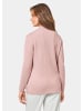 GOLDNER Kuschelweicher Kaschmirpullover mit Kragen in puder