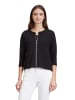 Betty Barclay Sweatjacke mit aufgesetzten Taschen in Schwarz