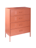 Beliani Büroschrank ENAGO in Braun - (W) 80 x (H) 102 x (L) 40 cm