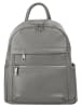 Samantha Look Rucksack echt Leder in grau
